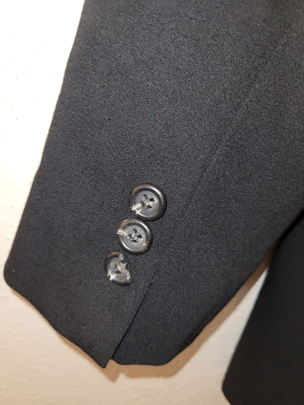 J.Crew Vintage Womans Black 100% Wool Blazer Made in Japan Size 8